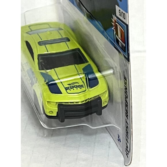 Hot Wheels Camaro SS HW First Response 2024 Yellow Green Chevy Diecast 1:64 - Picture 6 of 6